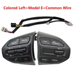 BINGWFPT Cruise Control Steering Wheel Buttons For KIA K2 RIO 2017 2018 2019 2020 2021 RIO X LINE Button Switch Car Accessories