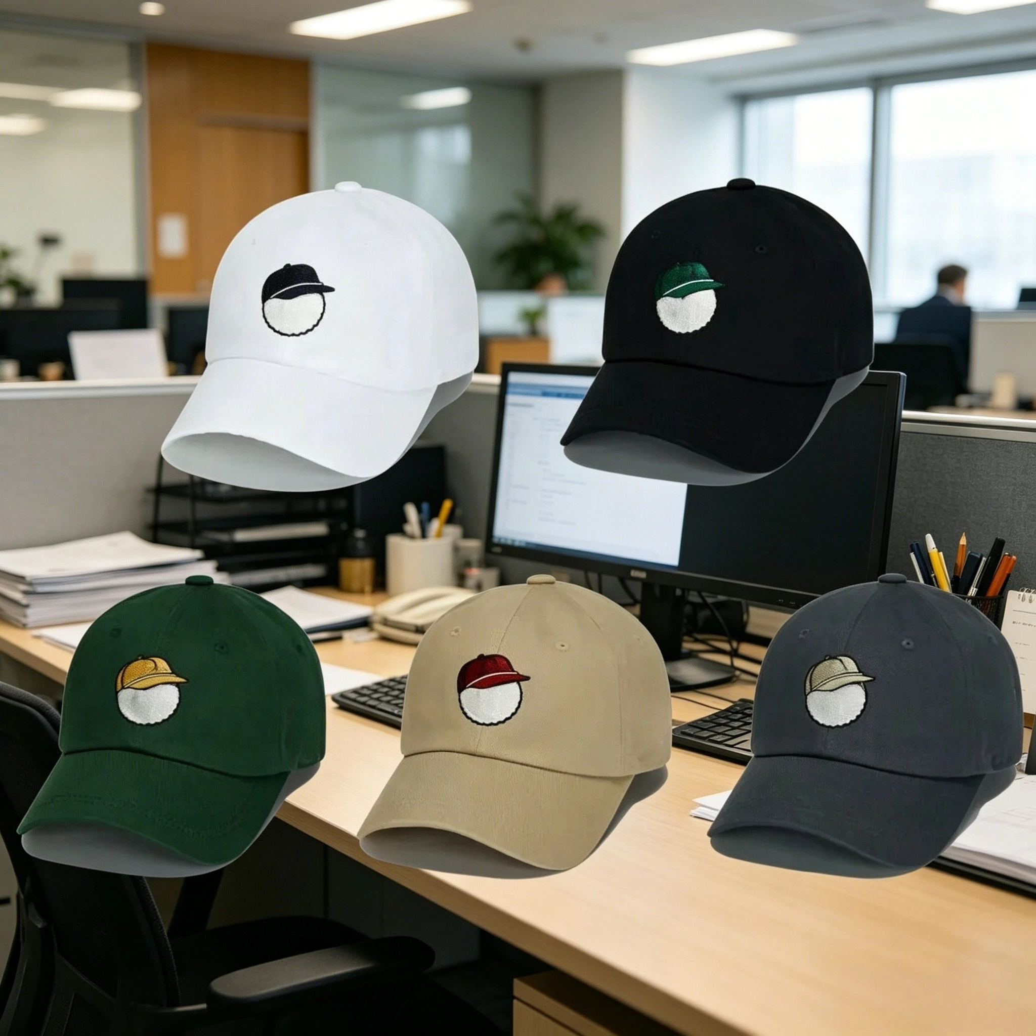 men-women-golf-baseball-cap-adjustable-breathable-cotton-sports-hat-embroidery-sun-protection-cap-for-outdoor-golfing-running