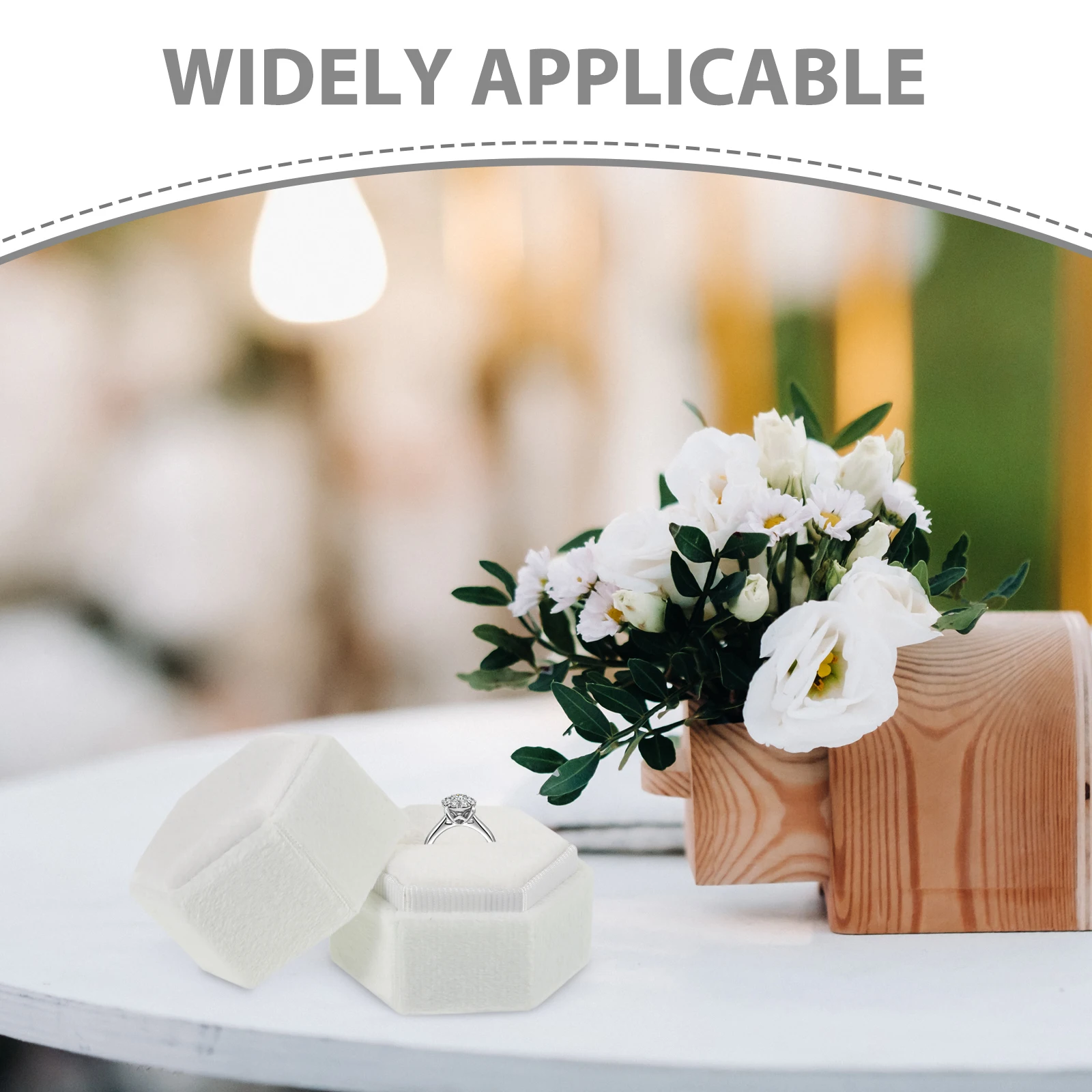 

Box For Wedding Engagement Proposal Gift Small Travel Earring Organizer Bridal Jewelry Packaging Container Holder Ring