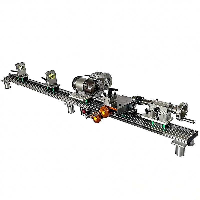 Pool Cue Repair Machine Single-Spindle, Single-Track Compact Lathe All-in-One Lathe for Replacing Pool Cue Tips and (Customized)