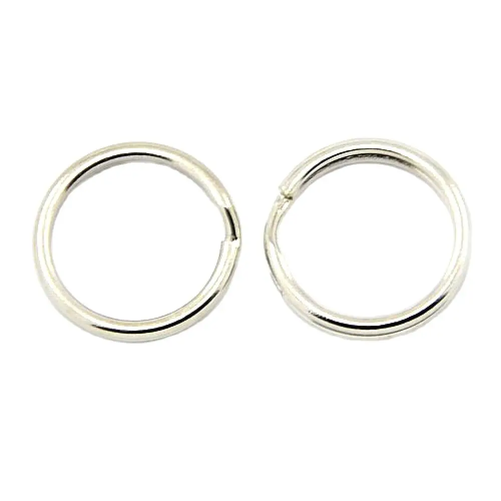 

Pandahall 1000 Pcs/Lot 15mm Iron Split Key Rings Platinum Color Ring Clasps Wholesales, 15x2mm; Inner Diameter: 12mm