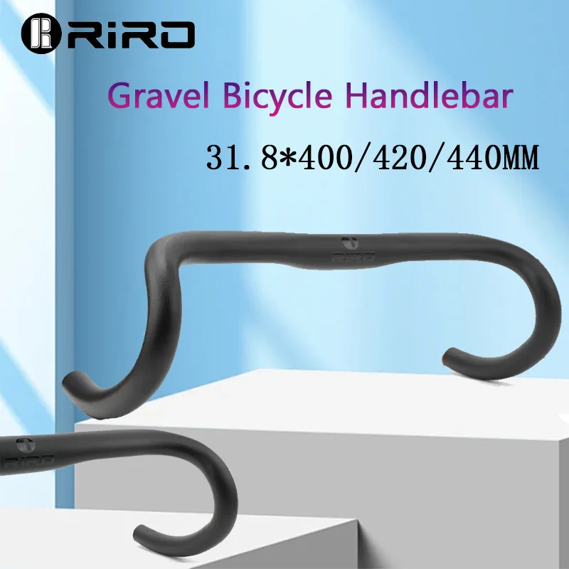 

Gravel Bicycle Handlebar Internal Wiring Aluminum Alloy Bike Handlebar For Road 400/420/440mm Routing Road Bicycle Handle Bar