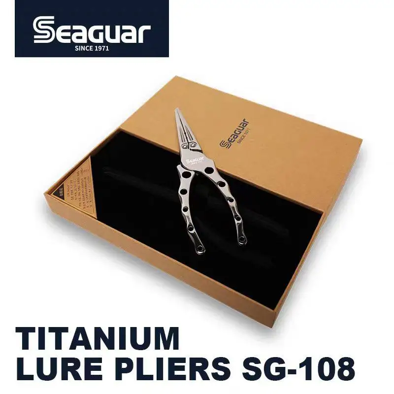 Seaguar SG-108 Alicates de Titanio – Pesca para Señuelos y Líneas PE - imagen 3