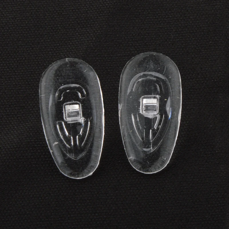 

500pieces=250pairs Teardrop type Silicone nose pads size 15mm 16mm 17mm screw-in or push-in type optional