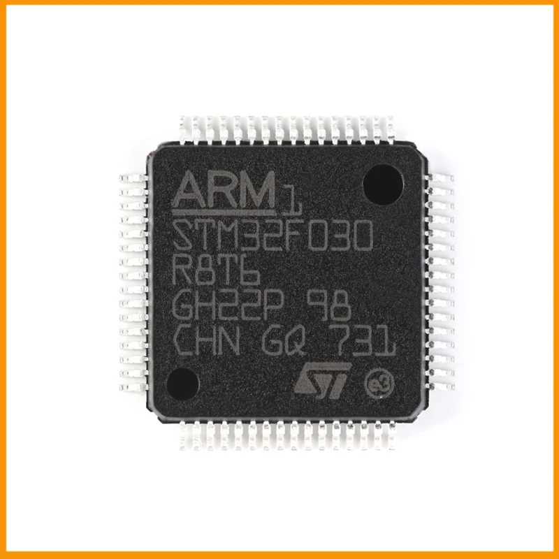 5Pcs/Lot New Original   STM32F030R8T6 STM32F030  MCU  Microcontroller IC 32-Bit Single-Core 48MHz 64KB (64K x 8) FLASH LQFP-64