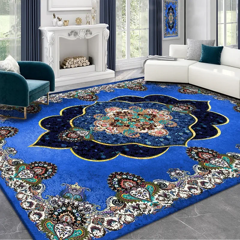 Retro Persian Style Carpet for Living Room 200x300 Luxury Large Area Rugs Bedroom Decoration Dirt-resistant Anti-slip Lounge Mat