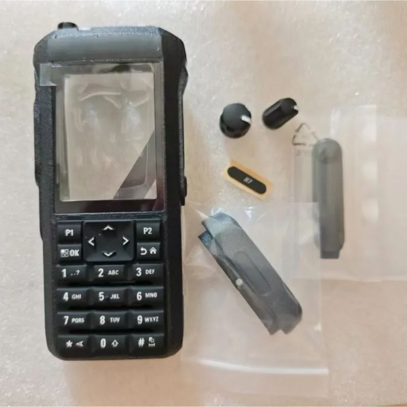 Replacement Front Housing Cover Case Kit with Full-keypad for Motorola R7 Two Way Radio Accessories