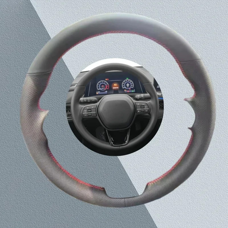 مخصص عجلة توجيه سيارة غطاء لهوندا 2022 2023 سيفيك 2023 CRV CR-V أكورد ZR-V الجلود الاصطناعية اكسسوارات السيارات الداخلية
