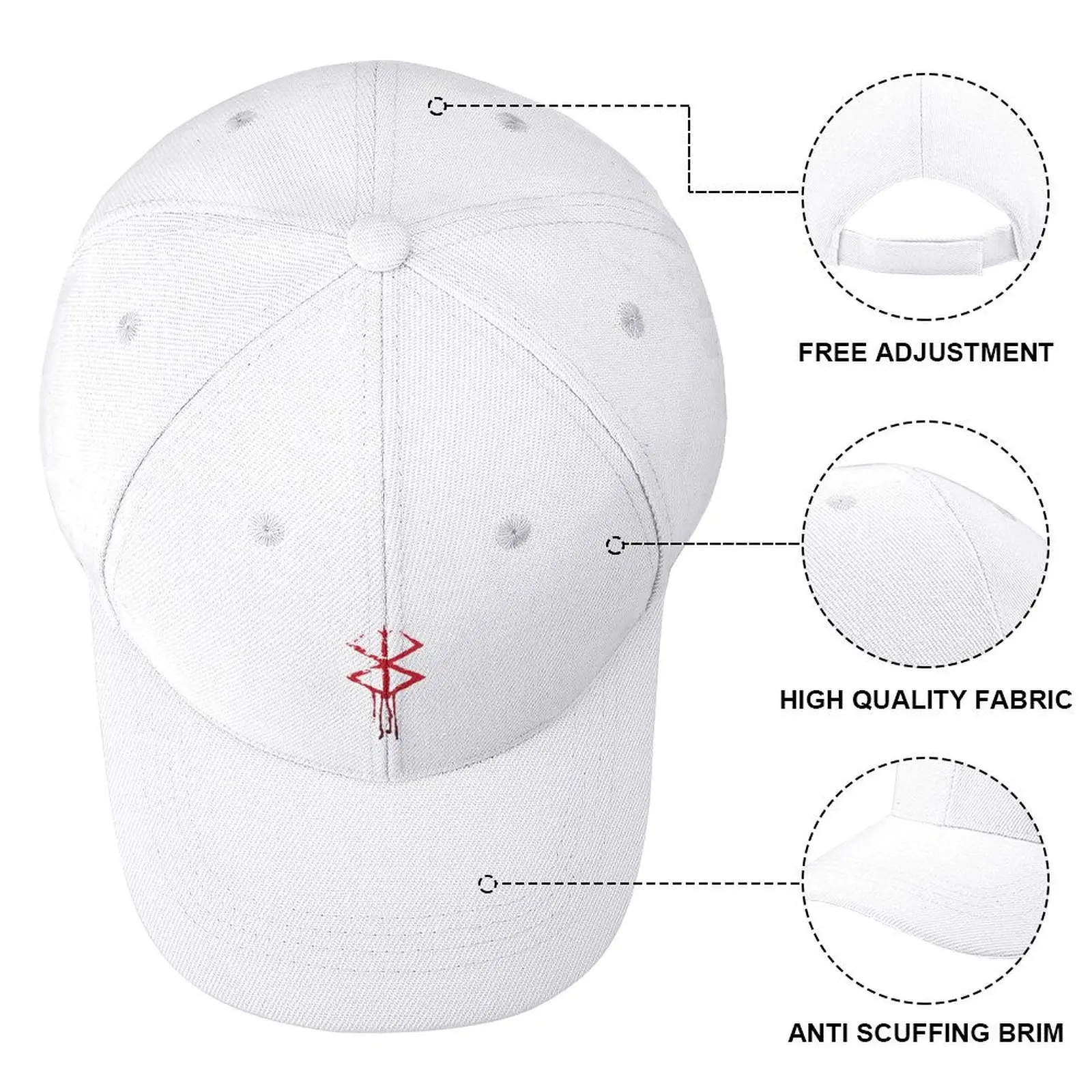 Dämon Mark Baseball Cap Golf Cap Rugby Golf tragen Männer Frauen