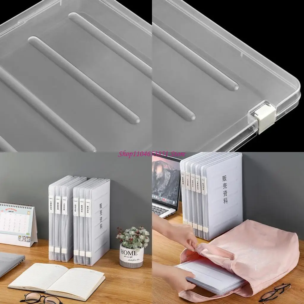 

File Box Document for Case Portable Project for Case Transparent Plastic