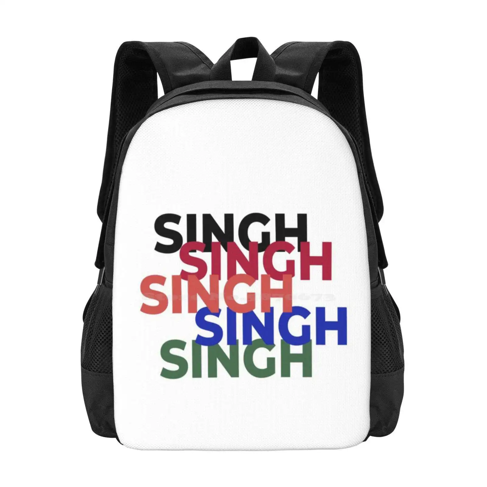 Singh. Singh. Singh. Singh. Singh Pattern Design Laptop Travel School Bags Kaur Singh Things Desi Indian Girl Punjabi Punjaban