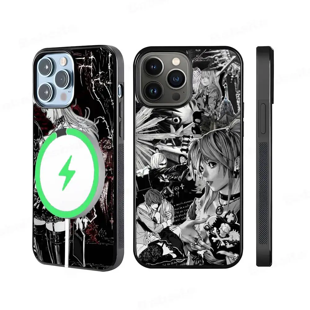 

D-Death N-Note Magnetic For Magsafe Phone Case For IPhone 17 Air 16 Pro Max 15 14 13 12 11 Protective Cover