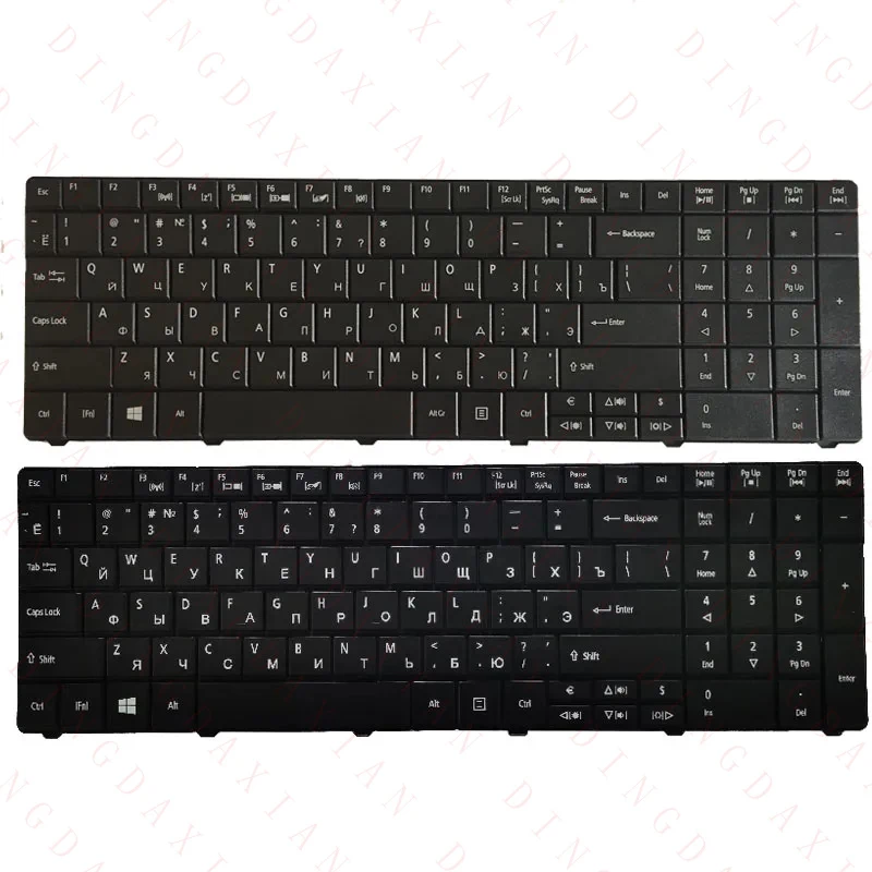 

F+ New Russian Laptop Keyboard For Acer Aspire E1-571 E1-571G E1-521 E1-531 E1-531G TM8571 MP-09G33SU-698 PK130DQ2A04 RU