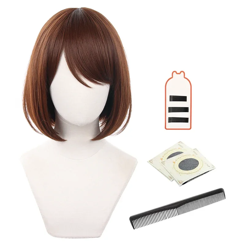 2025 New Jujutsu JJK Anime Shoko Ieiri Cosplay Wig Rose Net Synthetic Fiber Adjustable Size Halloween Christmas Party abc