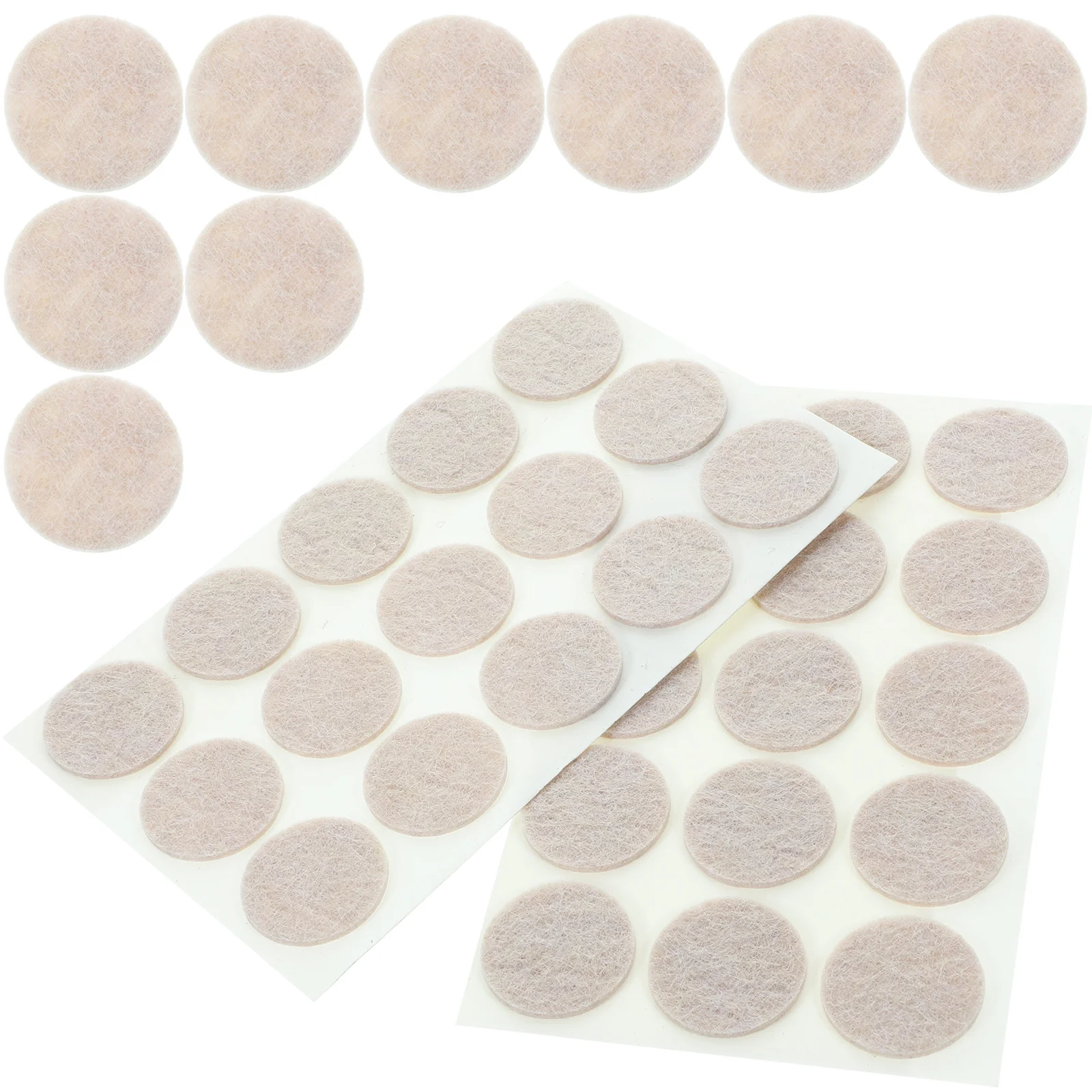 

225Pcs Round Felt Furniture Pads Chair Leg Protectors Non Slip Anti Skid Floor Pads Cushion for Sofa Chair Hardwood Floor