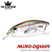 Sinking 40G 92MM Fishing Lure Full Water Pesca Accesorios Mar Minnow For Leurre Truite Isca Artificial Bait Fishing Equipment