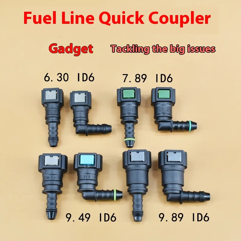 5 PCS 7.89 6.30 9.49 Juntas de acoplador rápido de linha de combustível automotivo