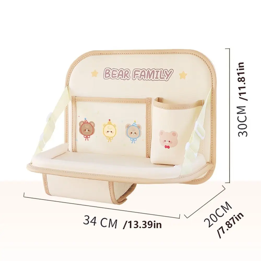 Food Tray Car Back Seat Tray Large Capacity Folding Foldable Car Backseat Table Waterproof Save space Car Work Dining Table