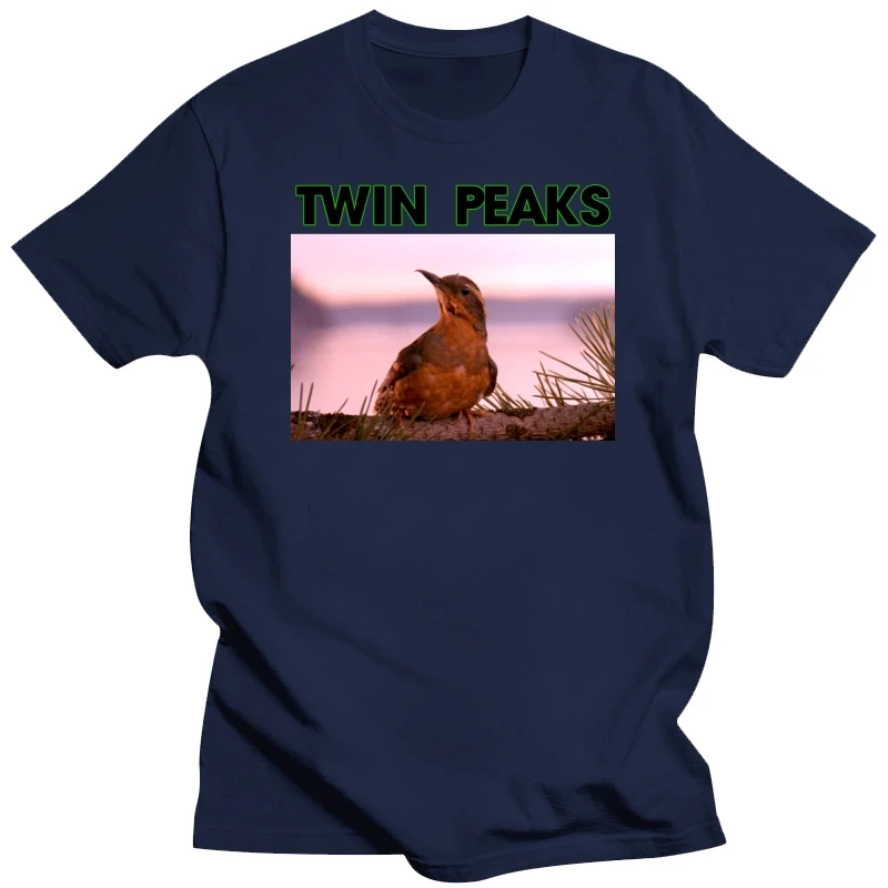 New Twin Peaks With Varied Thrush Men'S Black T-Shirt S-5Xl Popular Tagless Tee Shirt