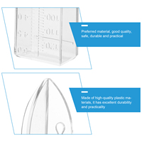 1Pcs Rain Gauge Plastic Graduated Outdoor Precipitation Measurement Tool High-Definition Scale Rainfall Gauge for Home Garden