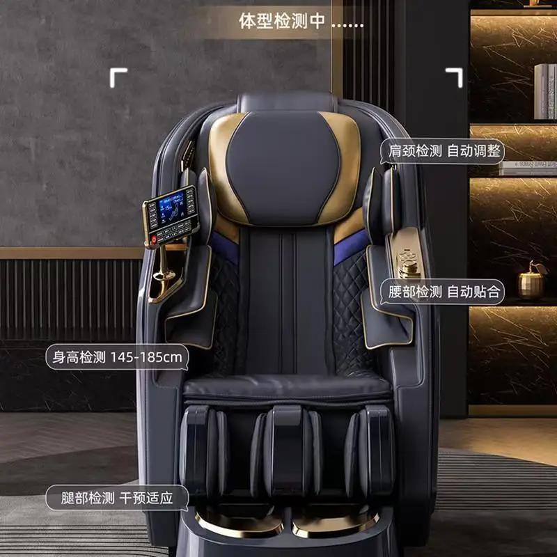 Luxury 4D Shiatsu Massage Chair, Zero Gravity Design Multifunctional Full Body Relaxation & Health Care Device