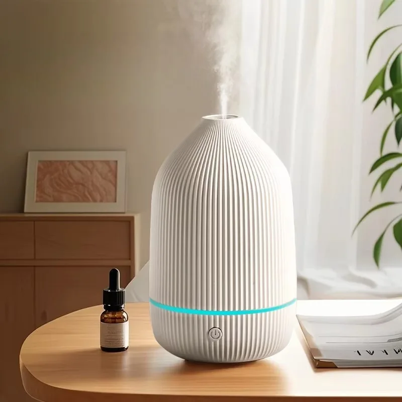 Ultrasonic Essential Oil Diffuser & Aromatherapy Humidifier with 7-Color LED Mood Lighting for Bedroom Decor