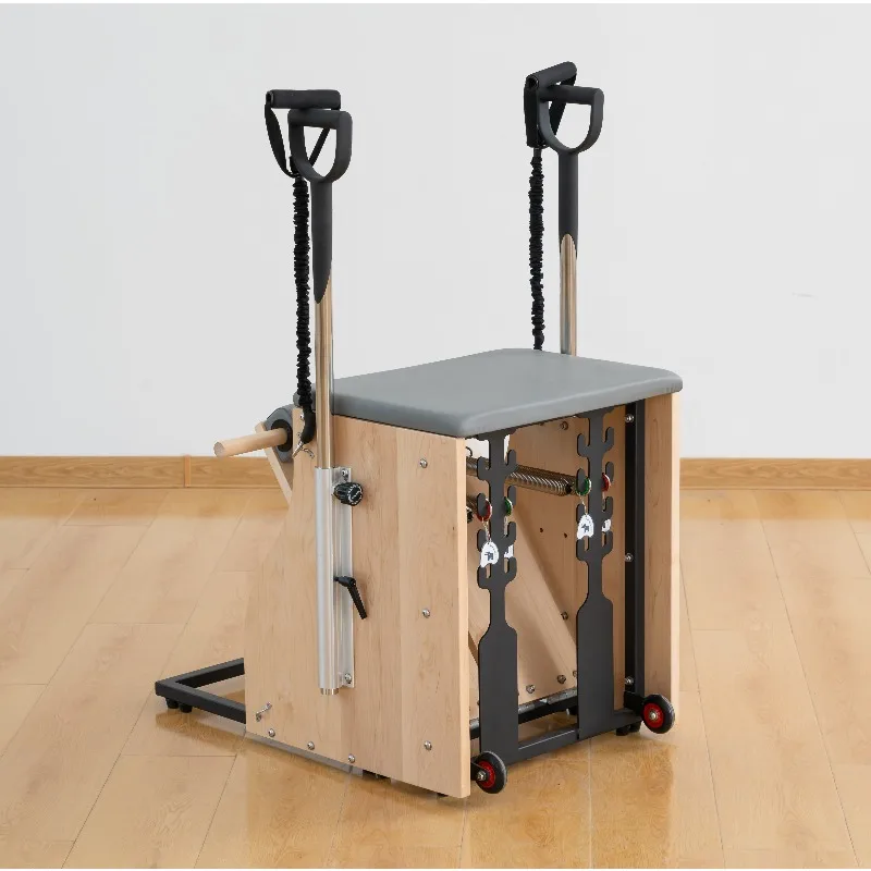 كرسي Wunda متين من خشب القيقب من YTYIN لتمارين اليوجا في صالة الألعاب الرياضية أو الاستخدام المنزلي #4