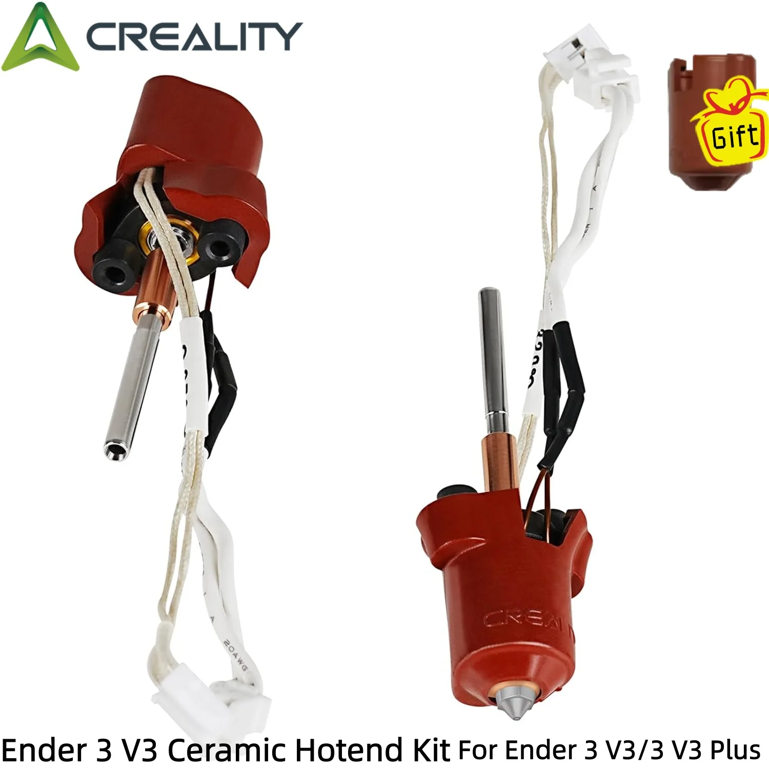 

Creality Ender 3 V3 Plus Hotend Assembly Ender 3 V3 Ceramic Hotend For Ender 3 V3/ V3 Plus Extruder Accessories