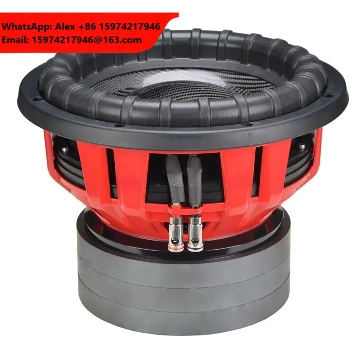 HYW-12100-027T 12 Inch Car Subwoofer 2000W AES Dual 2 Ohm Triple Magnet Monster Bass Speaker For Competition Level Audio