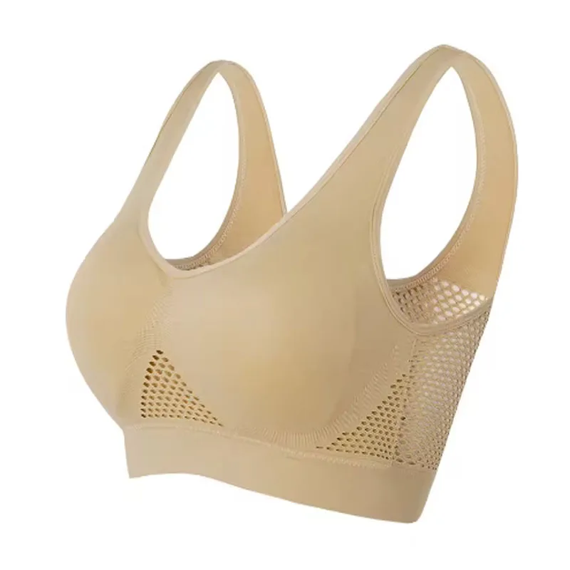 Спортивный дышащий бюстгальтер, топ для фитнеса, женский бюстгальтер, съемный спортивный бюстгальтер с мягкой подкладкой, бесшовные бюстгальтеры пуш-ап для бега в тренажерном зале