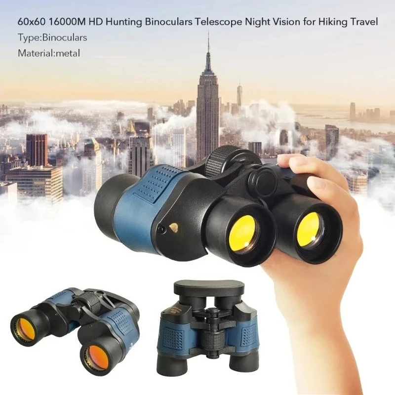 

60x60 Zoom Binoculars | 3000M Range | BAK4 Prism | Night Vision | Professional Outdoor Optics