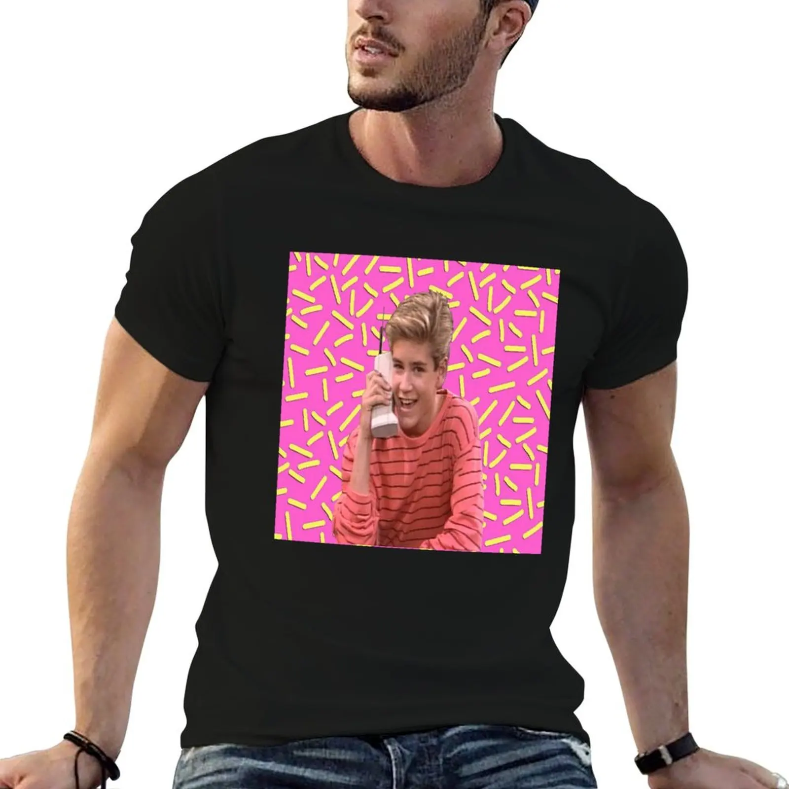 Zack Morris Hotline Bling T-Shirt Holiday Casual Short Sleeve Top