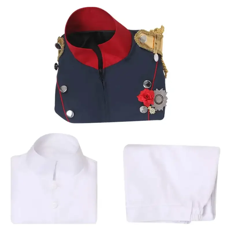 Napoleon Cosplay Fantasia Hat Outfit 2023 Movie Napoleon Costume Medieval Military Uniform Men Halloween Carnival Party Clothes