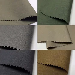 TC Polyester Cotton RG CB BK SG Fabric Olive Ranger Green Khaki Coyote Brown Smoky Wolf Grey Cloth Tactical Clothes Trouser DIY