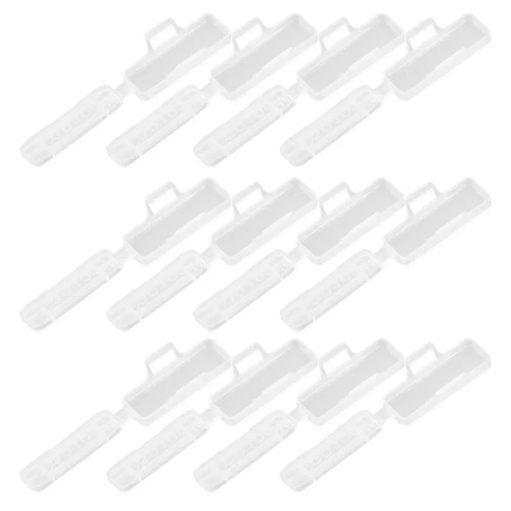 200Pcs Cable Identification Tags Clear Waterproof Plastic Wire Name Labels for Organized Cord Management Home Office Use