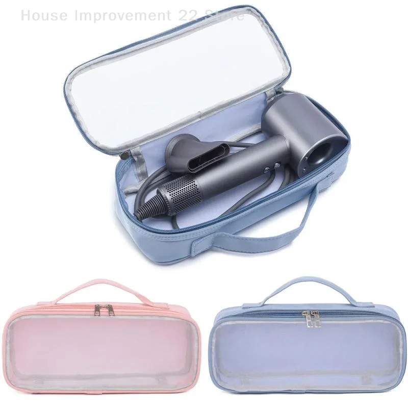 Hair Dryer Carrying Case Curling Iron Straightener Storage Case Clear Window Storage Bag Portable Travel Case Storage