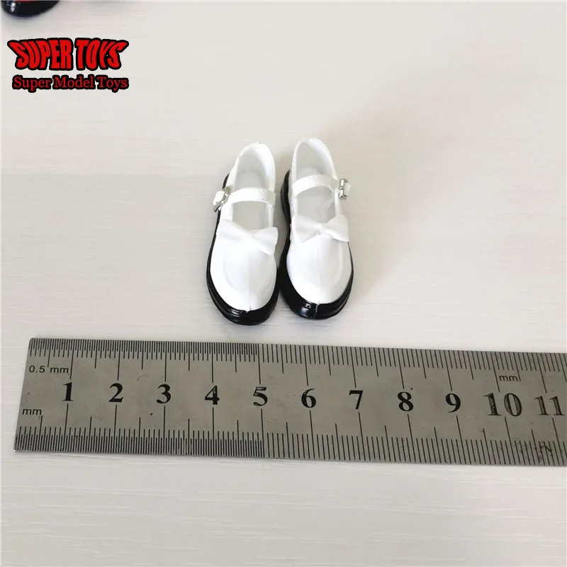 In Stock 4 Colors 1/6 Female Bow Knot Hollow Shoes JK Uniform Shoes Accessary Fits 12 Inches Schoolgirl Action Figure Body Dolls