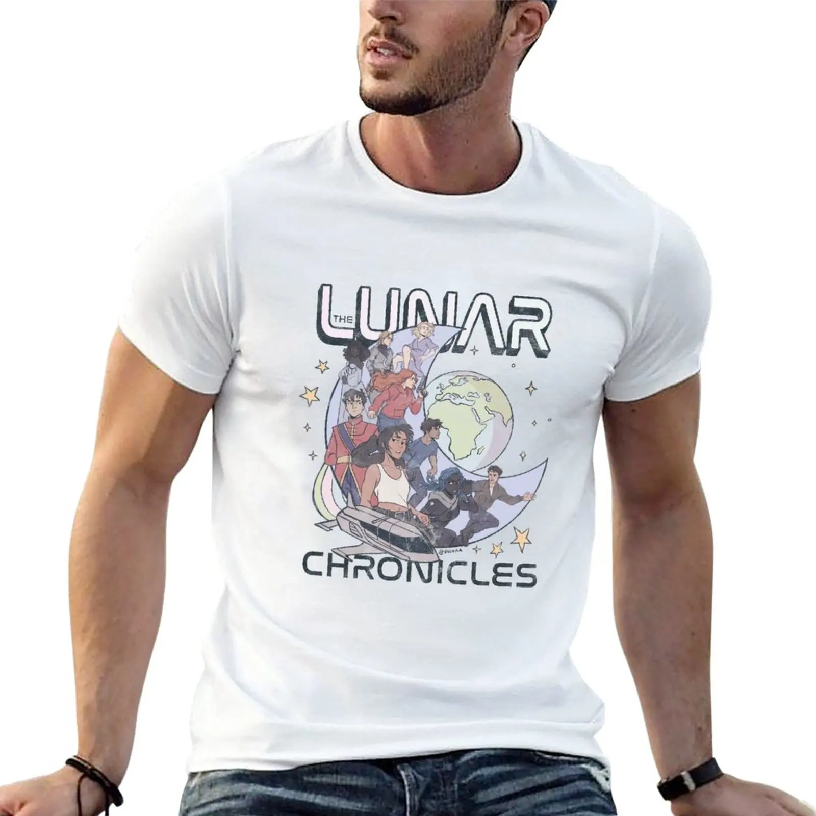 New The Lunar Chronicles - Rampion Crew T-Shirt Anime t-shirt cute tops shirts graphic tees mens t shirt