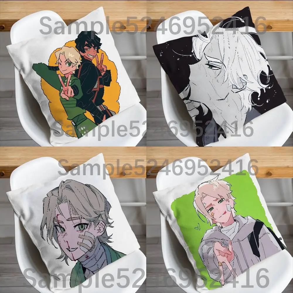 C-Cole L-Lloyd N-Ninjago Cushion Cover Pillow Cover Decor Pillowcase Printed Cushion Case For Couch