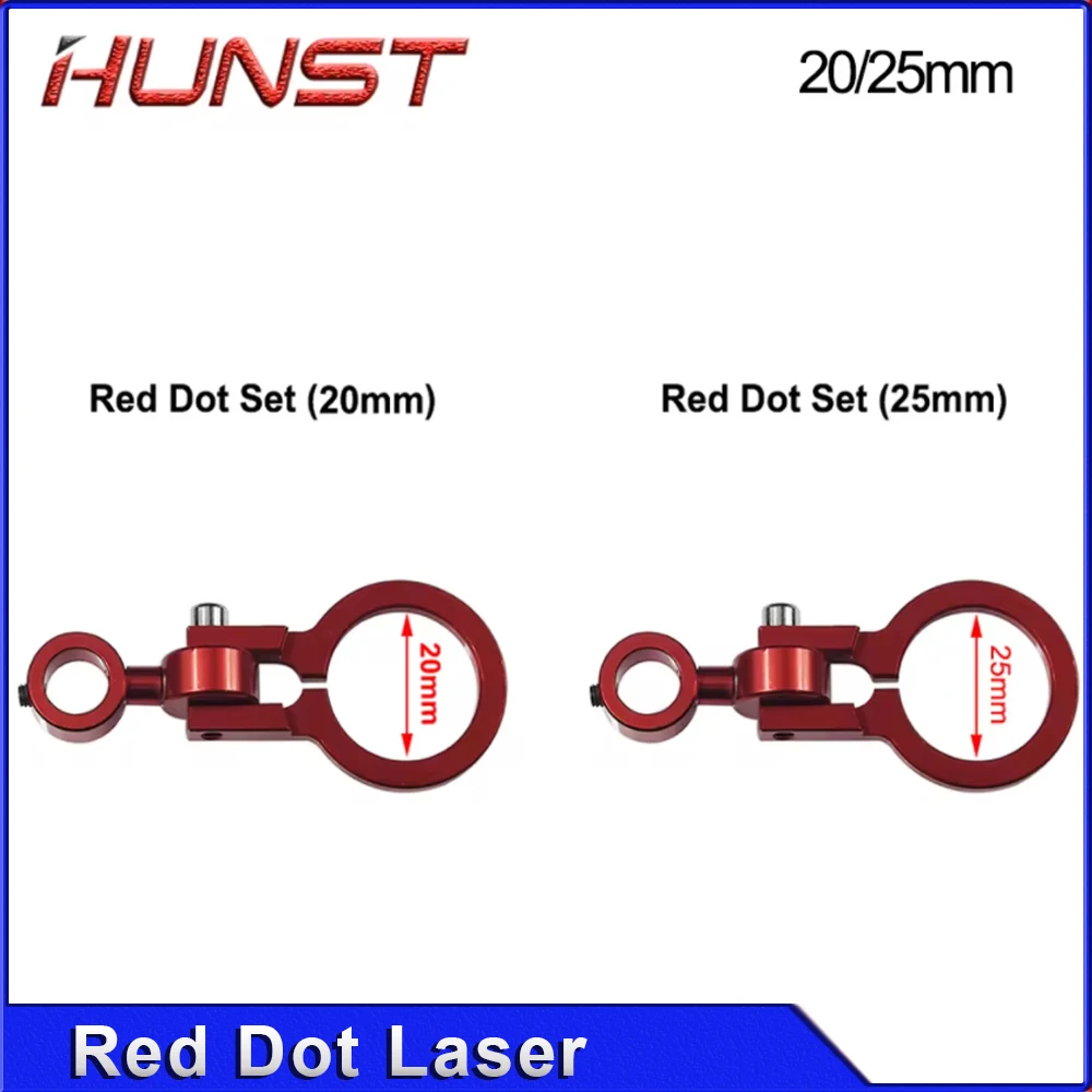 HUNST ضياء: 20/25 مللي متر مجموعة حامل النقطة الحمراء DC5V ديود وحدة جهاز تحديد المواقع لتقوم بها بنفسك Co2 النقش بالليزر قطع الرأس