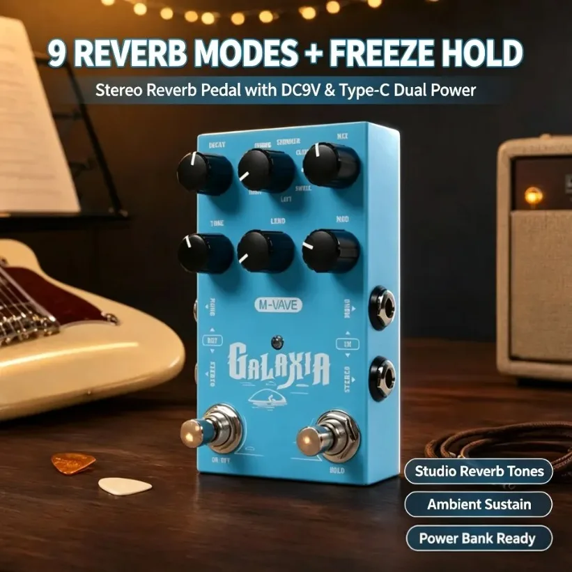 m-vave-galaxia-true-stereo-digital-reverb-effects-pedal-9-algorithm-freeze-hold-usb-c-power-for-electric-guitar-acoustic-bass