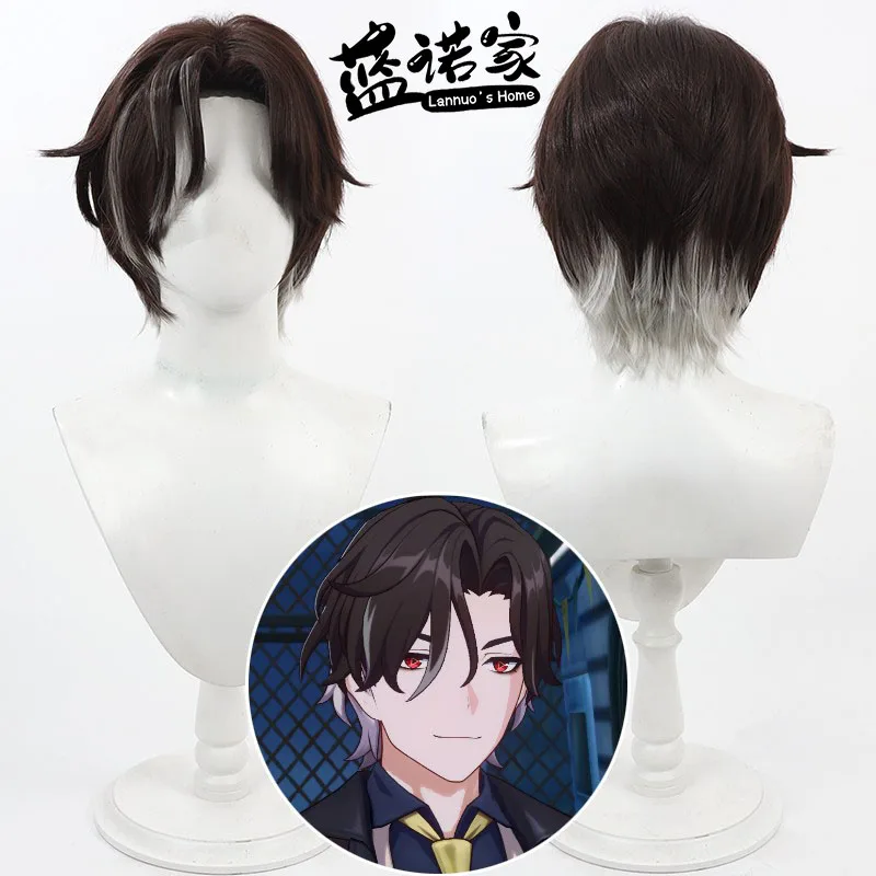 

Anime Honkai Star Rail Reca Cos Cosplay Wig Halloween Carnival Party Props Synthetic Hair Heat Resistant Fiber + Wig Cap