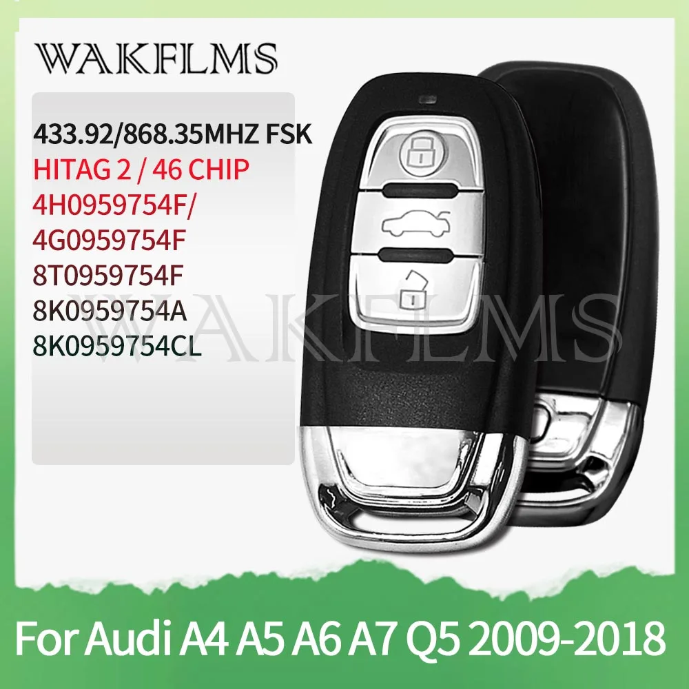 BCM2 Für Audi A4 A5 A6 A7 Q5 2008 2009 2010 2011 2012 2013 2014 2015 2016 2017 2018 Smart Car Key Schlüssellos 315/433/868Mhz – Detail 1