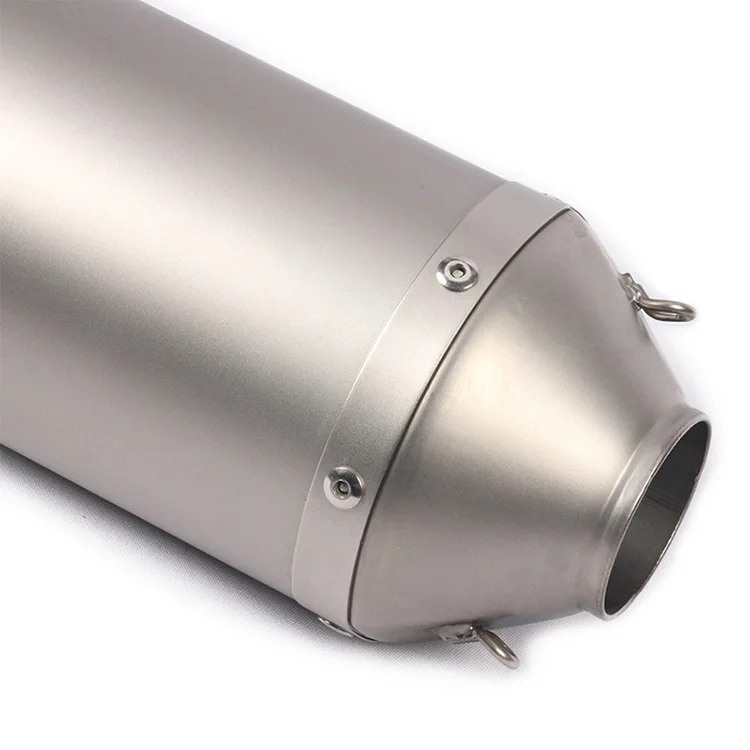 Silenciador de escape de fibra de carbono de 51MM, Escape de motocicleta de carreras para CBR 650 Ninja 400, Escapes de escape deportivos