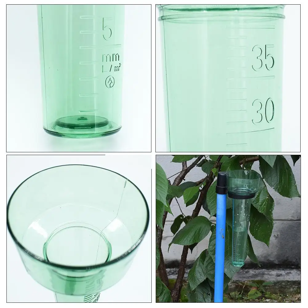 Rain Gauge With Stand For Accurate Garden Outdoor Yard Rainfall Measurement Garden Tool Accessory Manage Lawn & Garden Wate C7V4