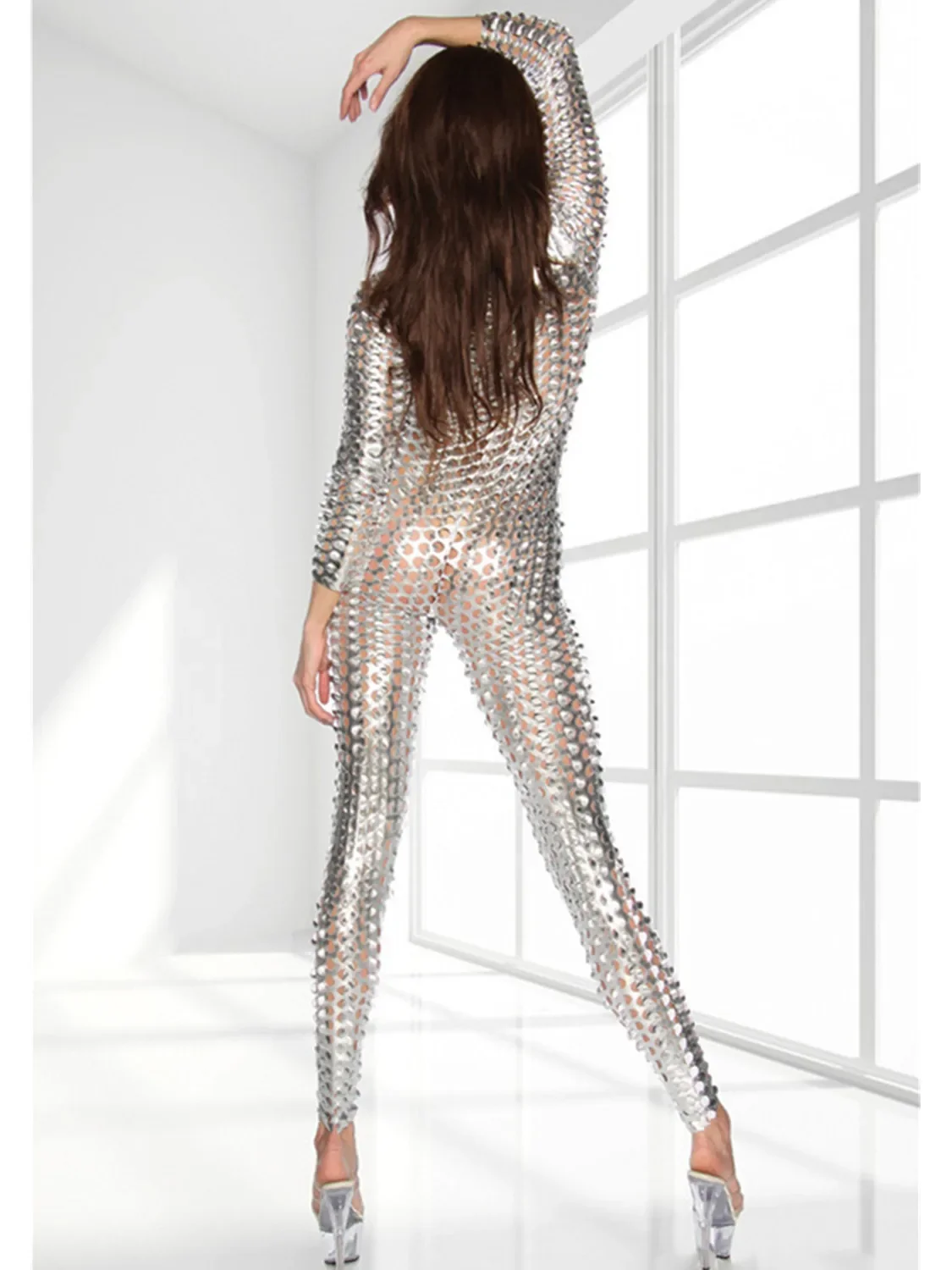 Sexy Classic Women Bodysuit Underwear Jumpsuit Club Bar Nightclub Costume Party Clothing
