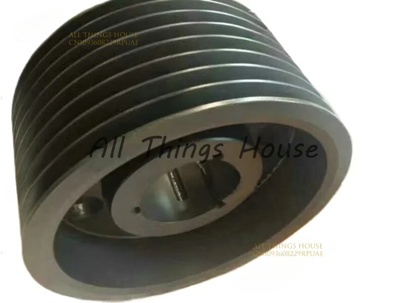 Taper sleeve pulley single slot double slot 3456 slot high speed motor wheel triangular belt tray