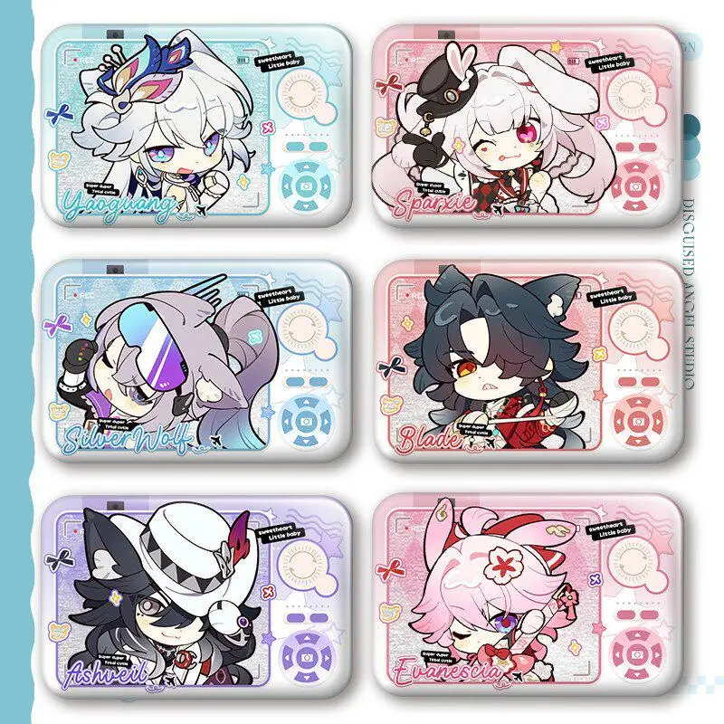 

Honkai: Star Rail Blade Sparkle Silver Wolf Yao Guang Evanescia Void Shine Tinplate Badges Anime Button Pin Brooch Badge