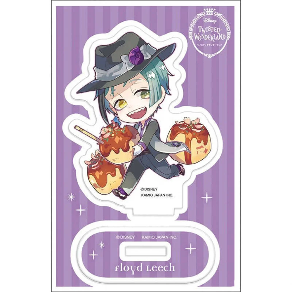 5szt Charm Fans Gifts New Acrylic Stand Twisted-Wonderland HD Figure Scary Ver Anime Toy Desktop Ornament Collection About 10cm