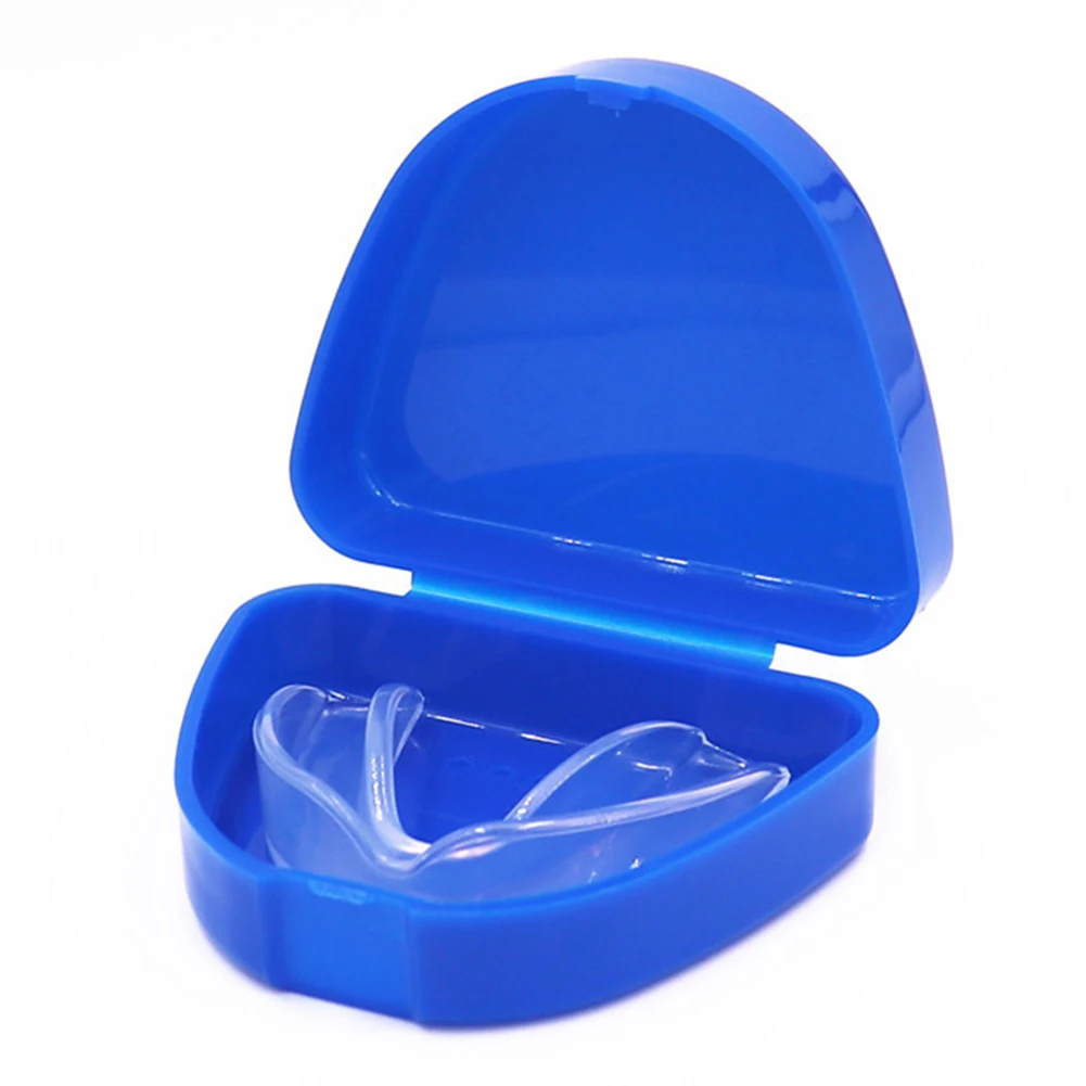 4pcs/set Mouth Guard with Storage Case For Anti Snoring Bruxism Mouth Guard Snoring Stopper Improve Sleeping Teeth Bruxism